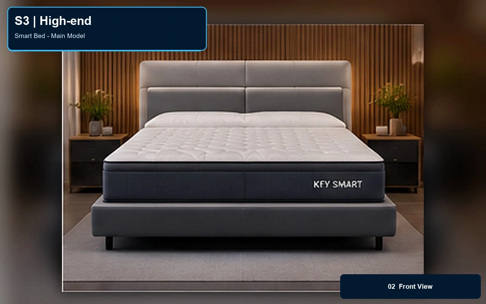 S3 Smart Bed - Main Model product view 2