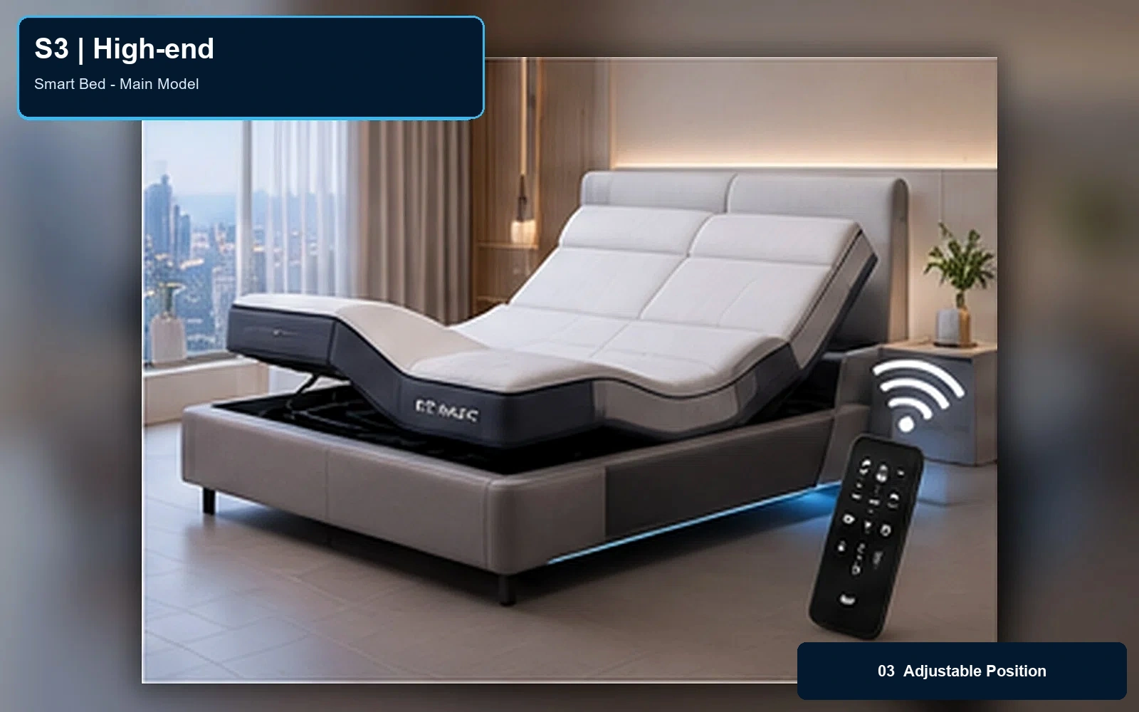 S3 Smart Bed - Main Model product view 3