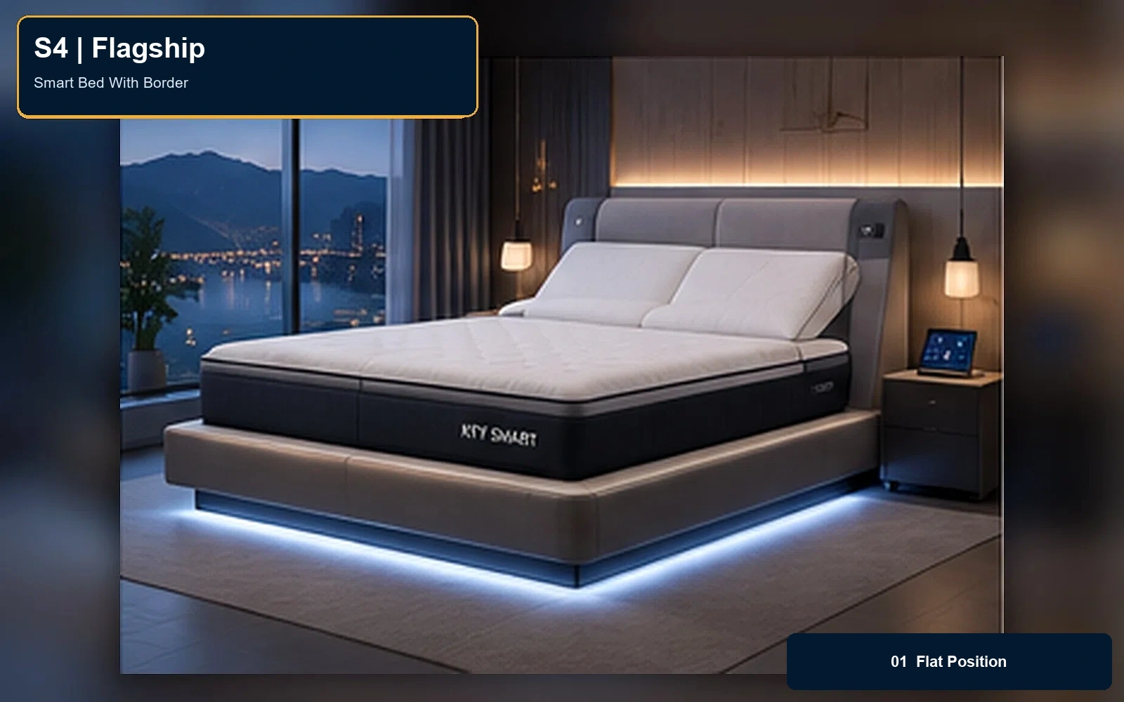 S4 Smart Bed With Border
