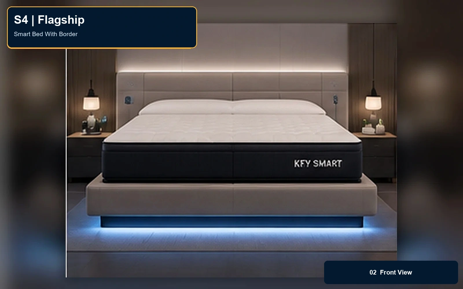 S4 Smart Bed With Border product view 2
