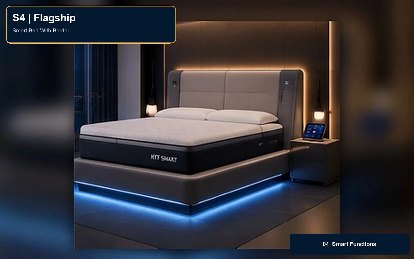 S4 Smart Bed With Border product view 4