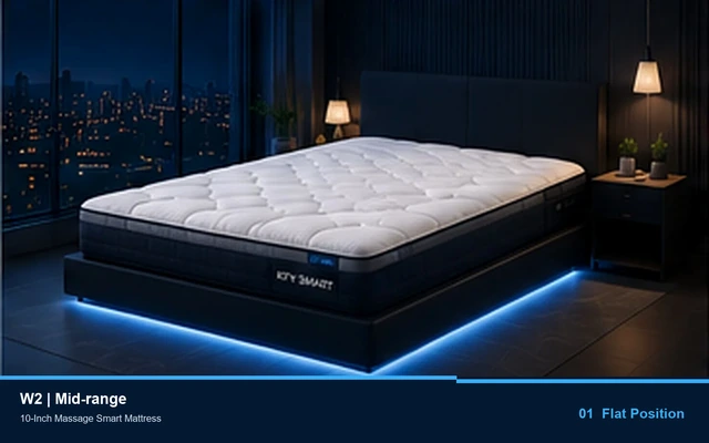 W2 10-Inch Massage Smart Mattress
