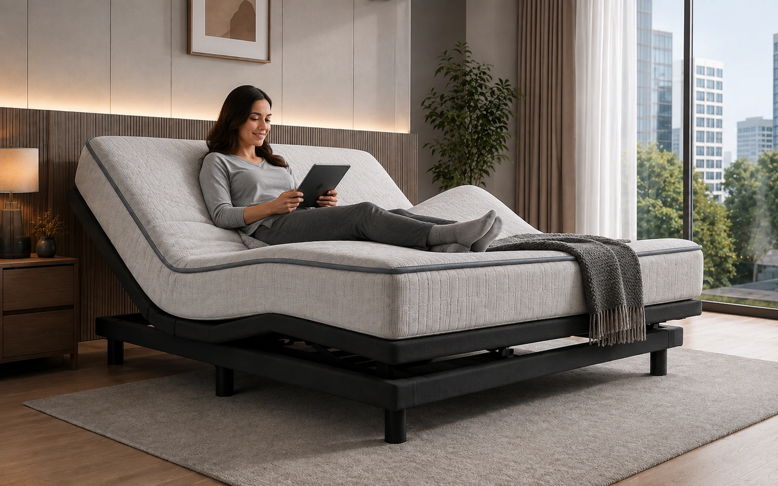 W2 smart mattress in a modern residential setting