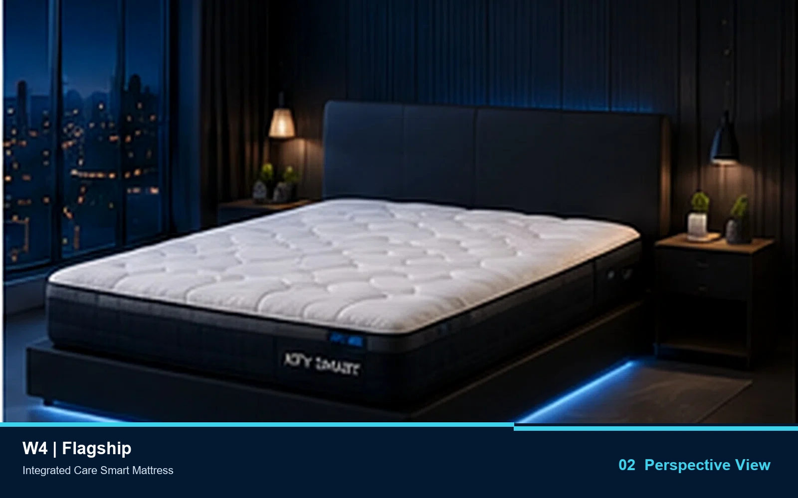 W4 Integrated Care Smart Mattress product view 2